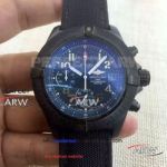 Perfect Replica Breitling Super Avenger Chronograph Watch Black Case